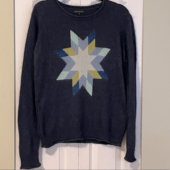 Talula Blue Star Sweater M - Picture 1 of 6